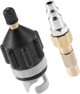 1 Set Paddle Board Valve Adapter with America Type Push Inflatable Nozzle for Compressor Paddle Board Dinghy Stand Up Paddle Board Inflatable Boat Replacement