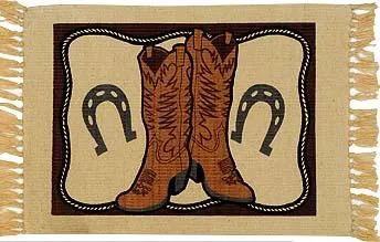 24 Assorted WESTERN Table Mats ! Only $2.25 ea.!