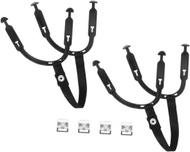 2sets Adjustable Chin Strap Replacement Kit for Ice Hockey Football and Hard Hats of Pom Material Buckles for Enhanced Durability and Impact