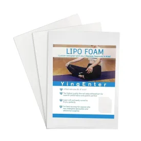 3 Pack Lipo Foam - Post Surgery Ab Board for Use with Post Liposuction Surgery Flattening Abdominal Compression Garments Liposuction Foam pads for Recovery 8"X11"