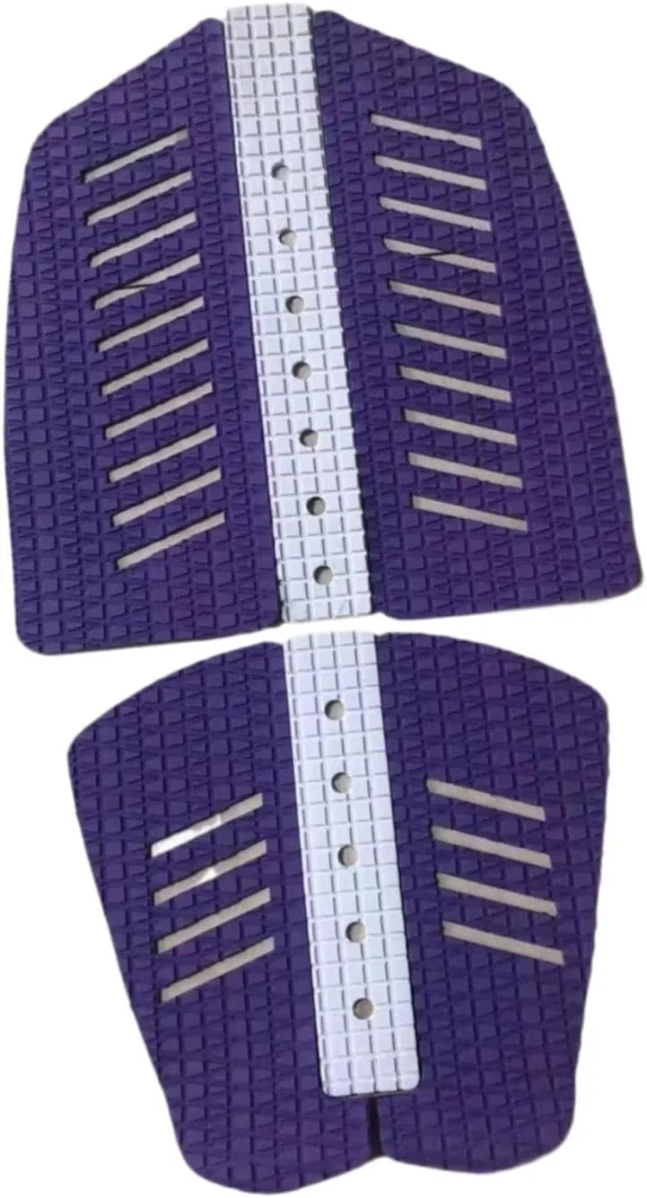 6 Pieces Deck Traction Pads Surfboard Traction Pads Nonslip Heel Pad EVA Foot Deck Tail Pad for Surfing Enthusiasts Longboard