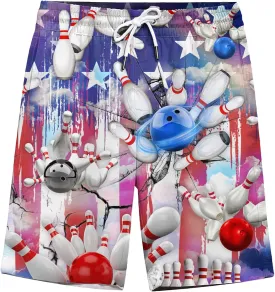ACEPrints Funny Hawaiian Shorts for Men Casual Shorts Men Retro Hawaiian Mens Shorts Swim Shorts for Men Mens Swim Trunks