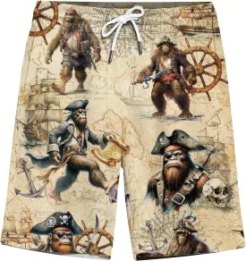 ACEPrints Funny Hawaiian Shorts for Men Casual Shorts Men Retro Hawaiian Mens Shorts Swim Shorts for Men Mens Swim Trunks
