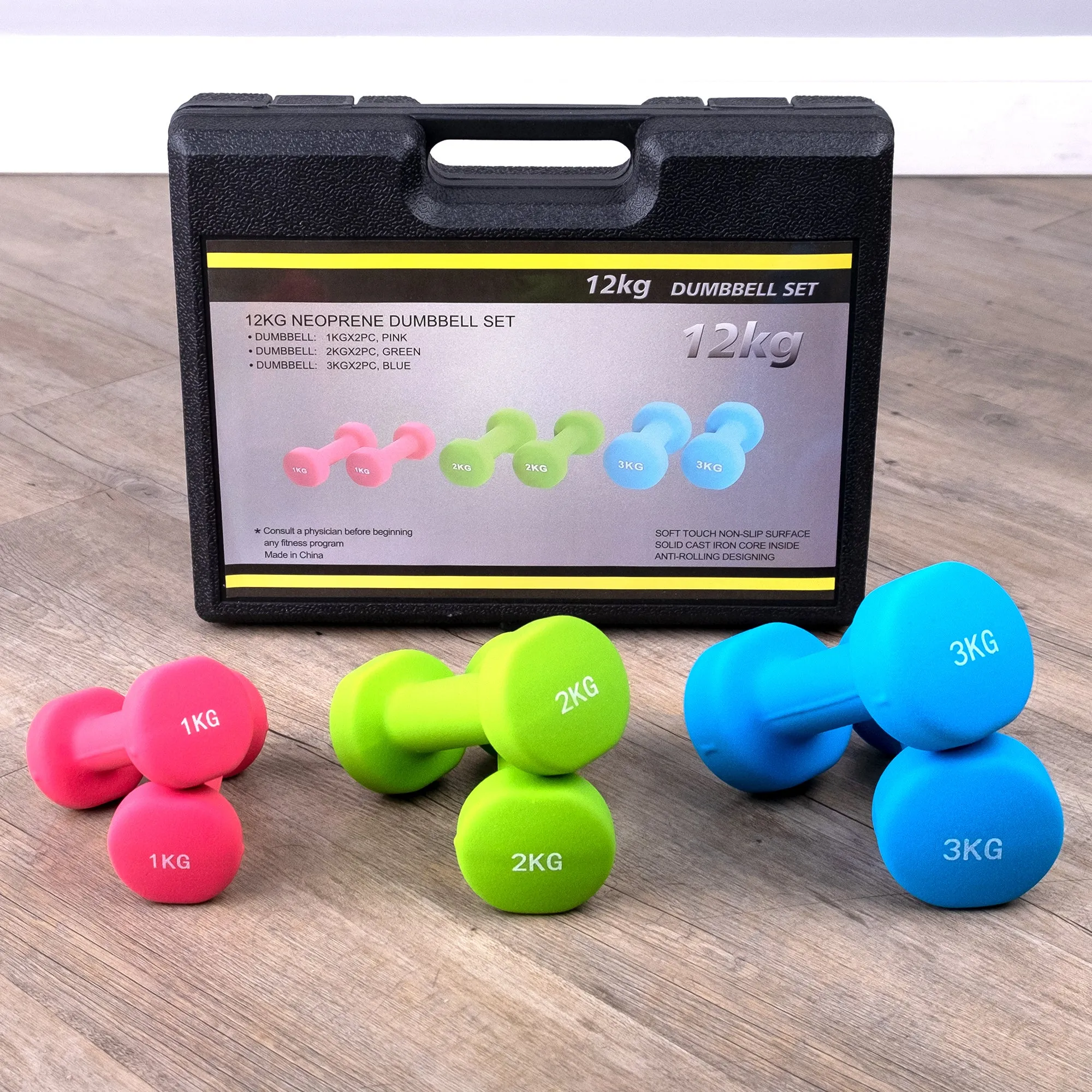 AeroFlex Ladies Dumbbell Complete Set