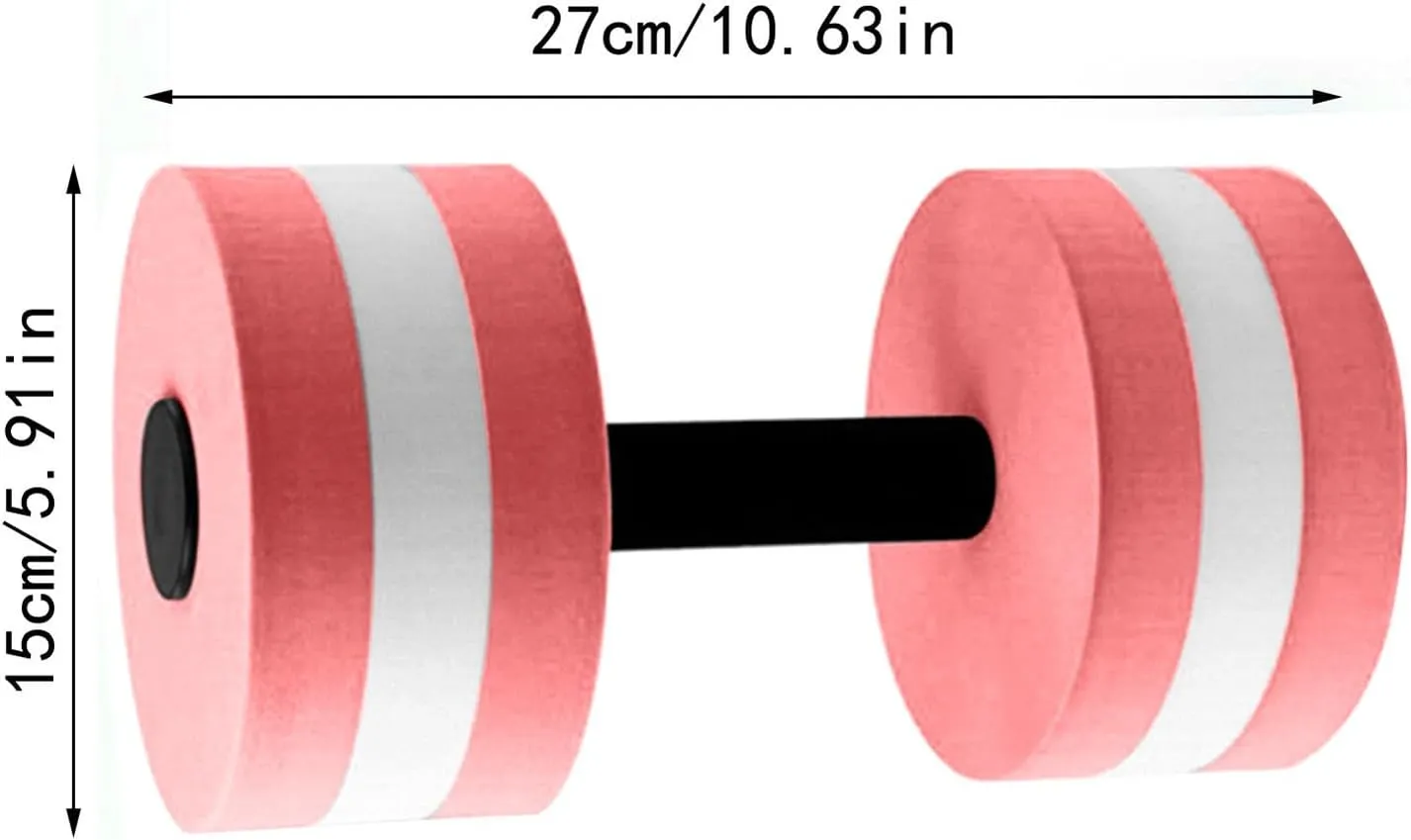 Aquatic Dumbbells for Pool Fitness 2pcs Water Weights for Pool Exercise Water Dumbbells Heavy Resistance Water Aerobics Dumbbell High-Density Eva Foam Swimming Dumbbells for Kids Weight Loss