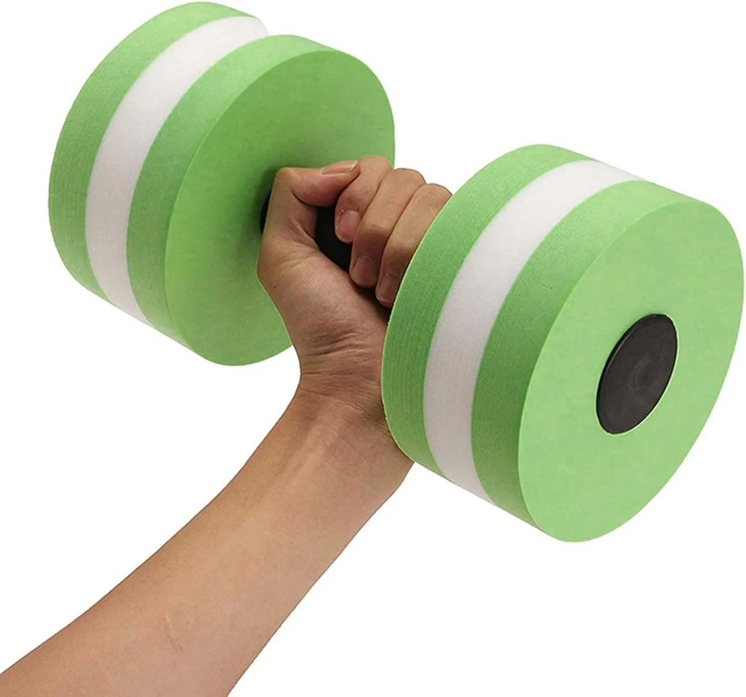 Aquatic Dumbbells for Pool Fitness 2pcs Water Weights for Pool Exercise Water Dumbbells Heavy Resistance Water Aerobics Dumbbell High-Density Eva Foam Swimming Dumbbells for Kids Weight Loss