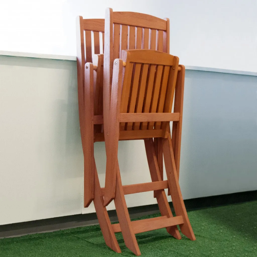Brown Folding Chairs Set Of 2 By Homeroots