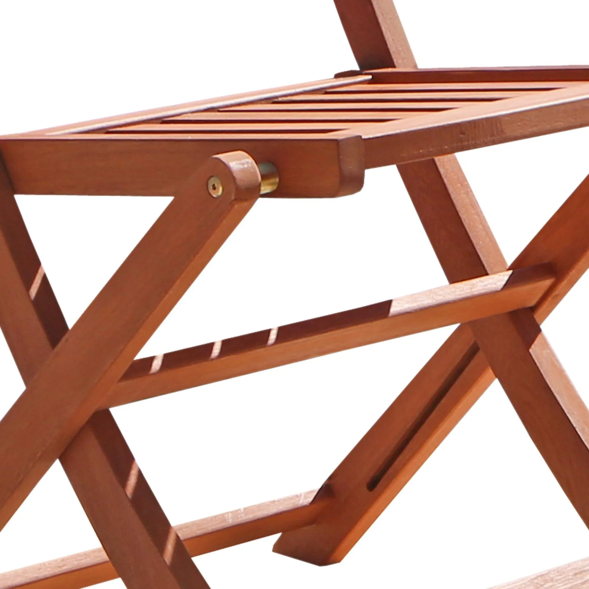 Brown Folding Chairs Set Of 2 By Homeroots