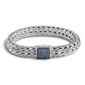 Classic Chain Blue Sapphire Bracelet - BBS94052BSP