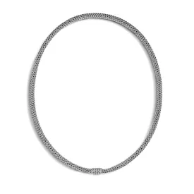 Classic Chain Silver Extra Small Necklace - NB96C