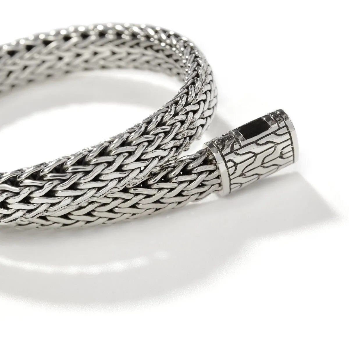 Classic Chain Silver Flat Chain Bracelet - BM904005C
