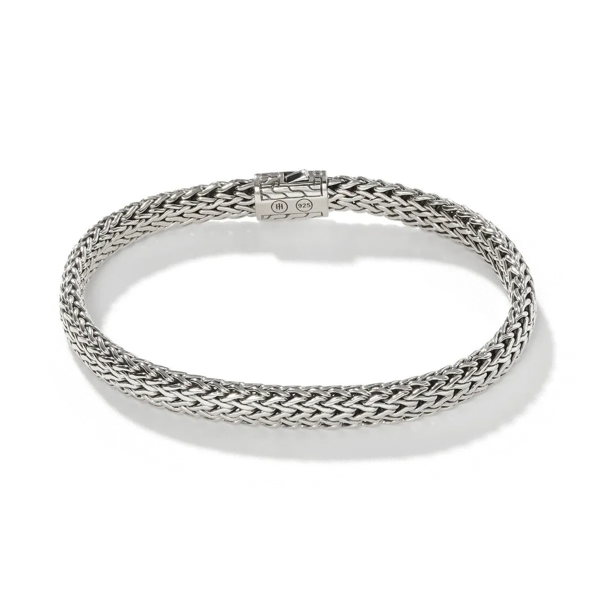 Classic Chain Silver Flat Chain Bracelet - BM904005C