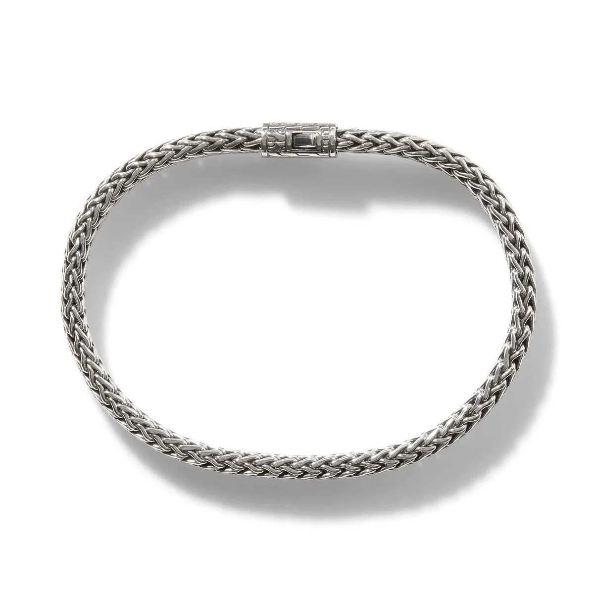 Classic Chain Silver Flat Chain Bracelet - BM904005C