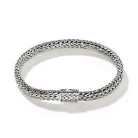 Classic Chain Silver Flat Chain Bracelet - BM904005C