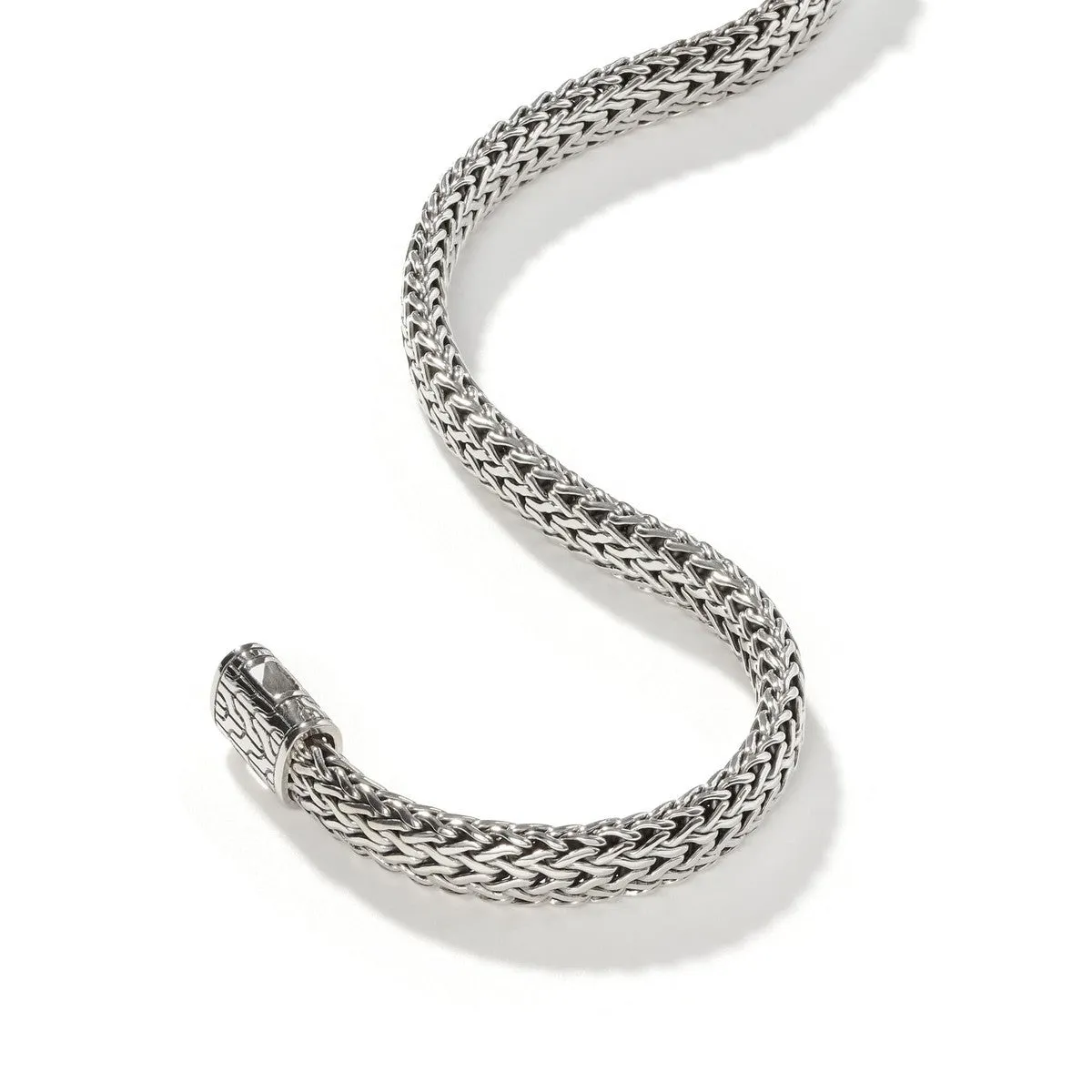 Classic Chain Silver Flat Chain Bracelet - BM904005C