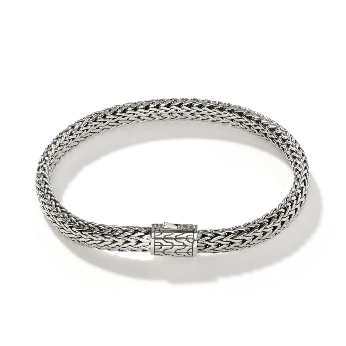 Classic Chain Silver Flat Chain Bracelet - BM904005C