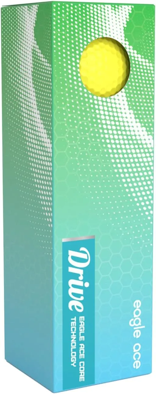 Eagle Ace Drive Golf Balls-2 Layers-Maximum Distance,Optimal Spin Control (2024 Version