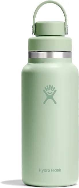 HYDRO FLASK Wide Mouth Chug Cap vacuum insulated stainless steel water bottle with leakproof closeable lid for cold water drinks, sports, travel, car and school