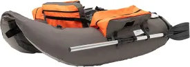 Inflatable Boat Raft with Storage Pockets, 286.6LBS Load Bearing Fishing Boat for Kayak Outdoor Fishing and Boating (Grey)