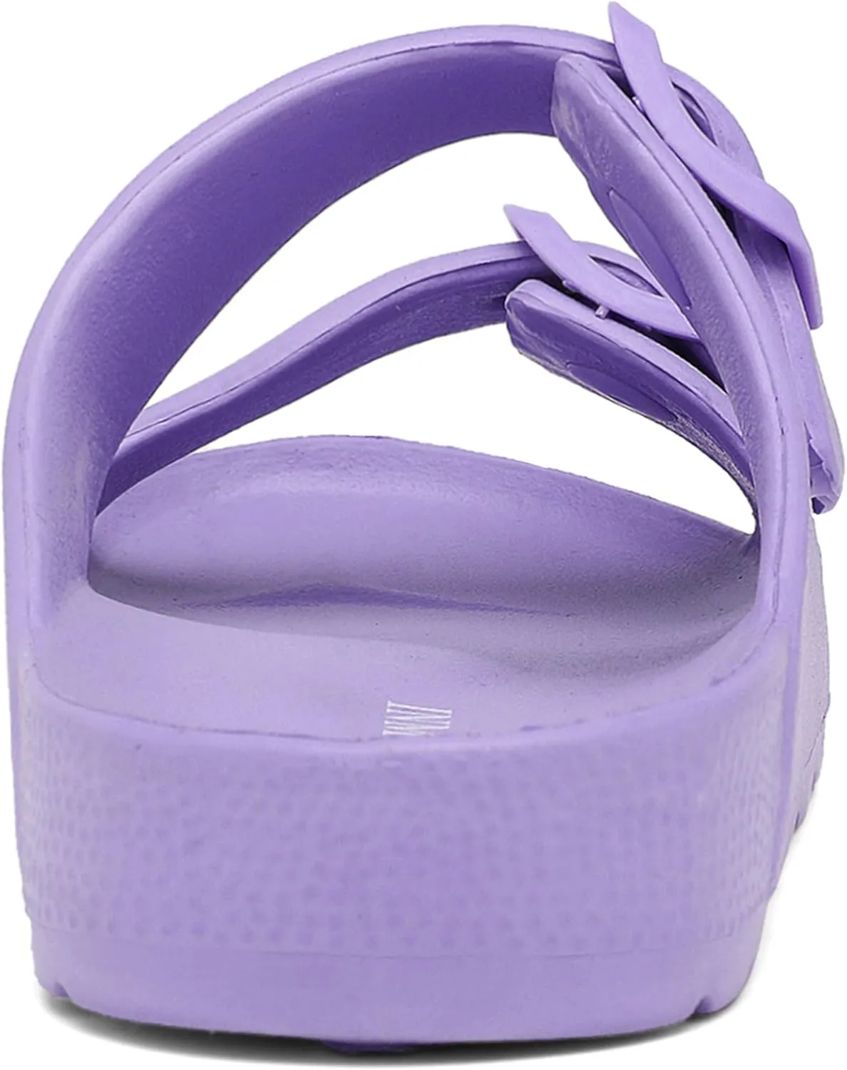 INMINPIN Boys Girls Double Buckle Slide Sandals Comfort Beach Pool Shower Slippers Adjustable Indoor Outdoor Little Kid/Big Kid