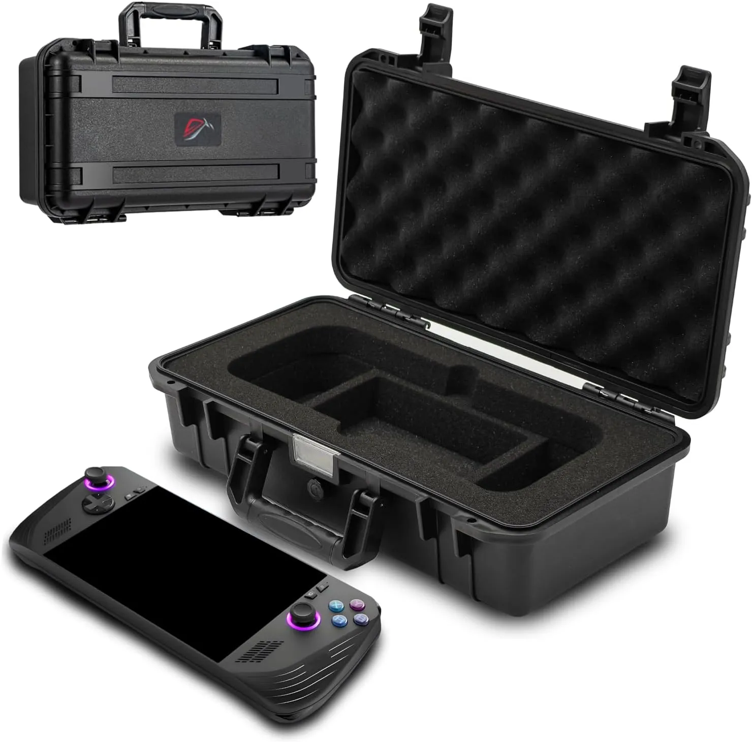 Luck&Link ROG ALLY Carrying Bag - Hard, Waterproof Case for ROG ALLY X, Controllers, Docking Station & Accessories - Large Capacity