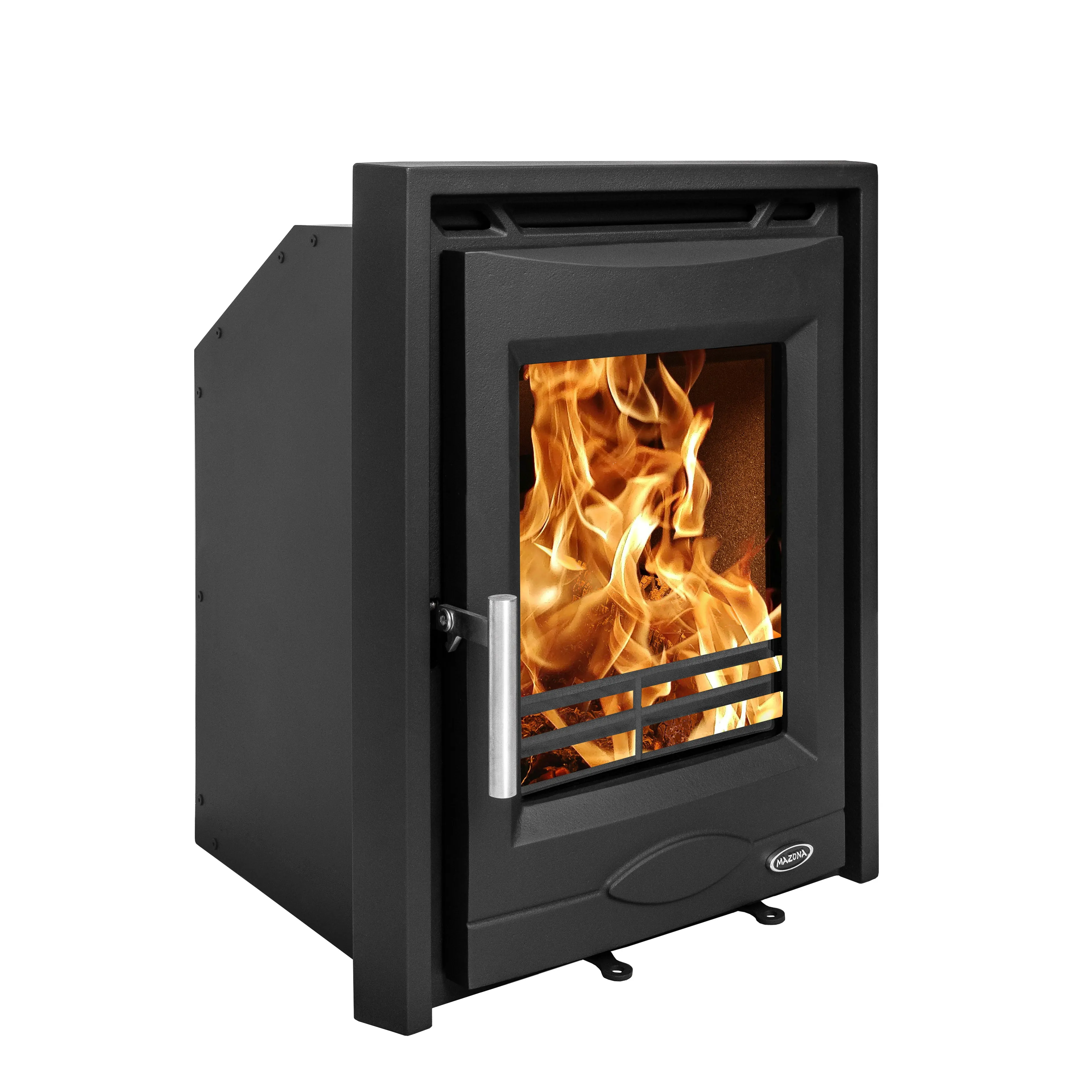 Mazona Dedham 7kW Stove, Multifuel, Woodburning, Inset, Eco Design Approved, Defra Approved