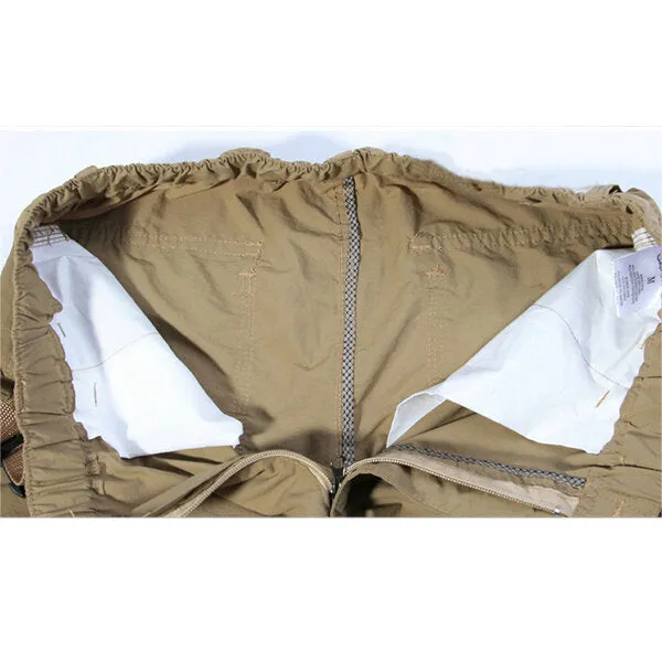 Men Detachable Pants High Quality Fashion Casual Trousers Suit Pants Tactics Trousers