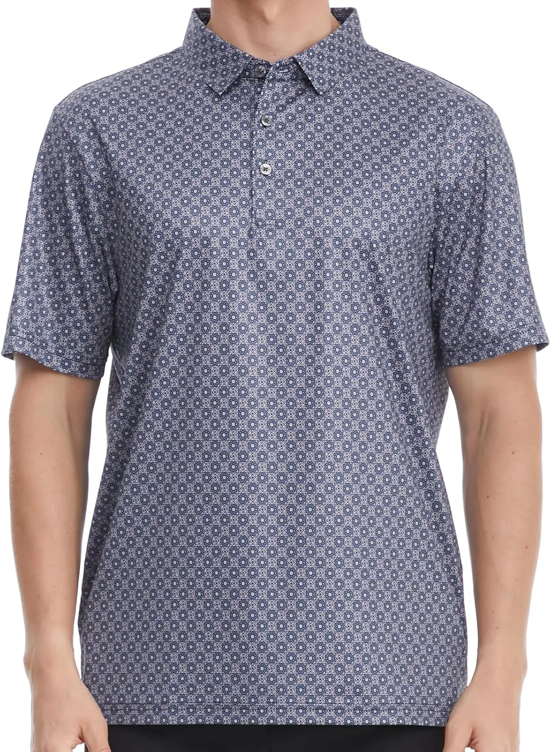 Mens Polo Shirts Short Sleeve Golf Shirt Moisture Wicking Dry Fit Casual Stylish Polo Shirt for Men