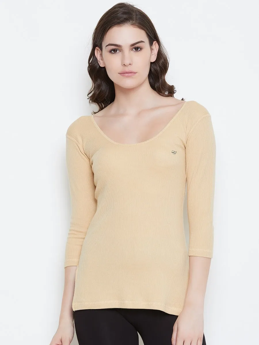 NEVA Velveti Ladies Upper 3-4 Sleeve - Skin (Velveti)