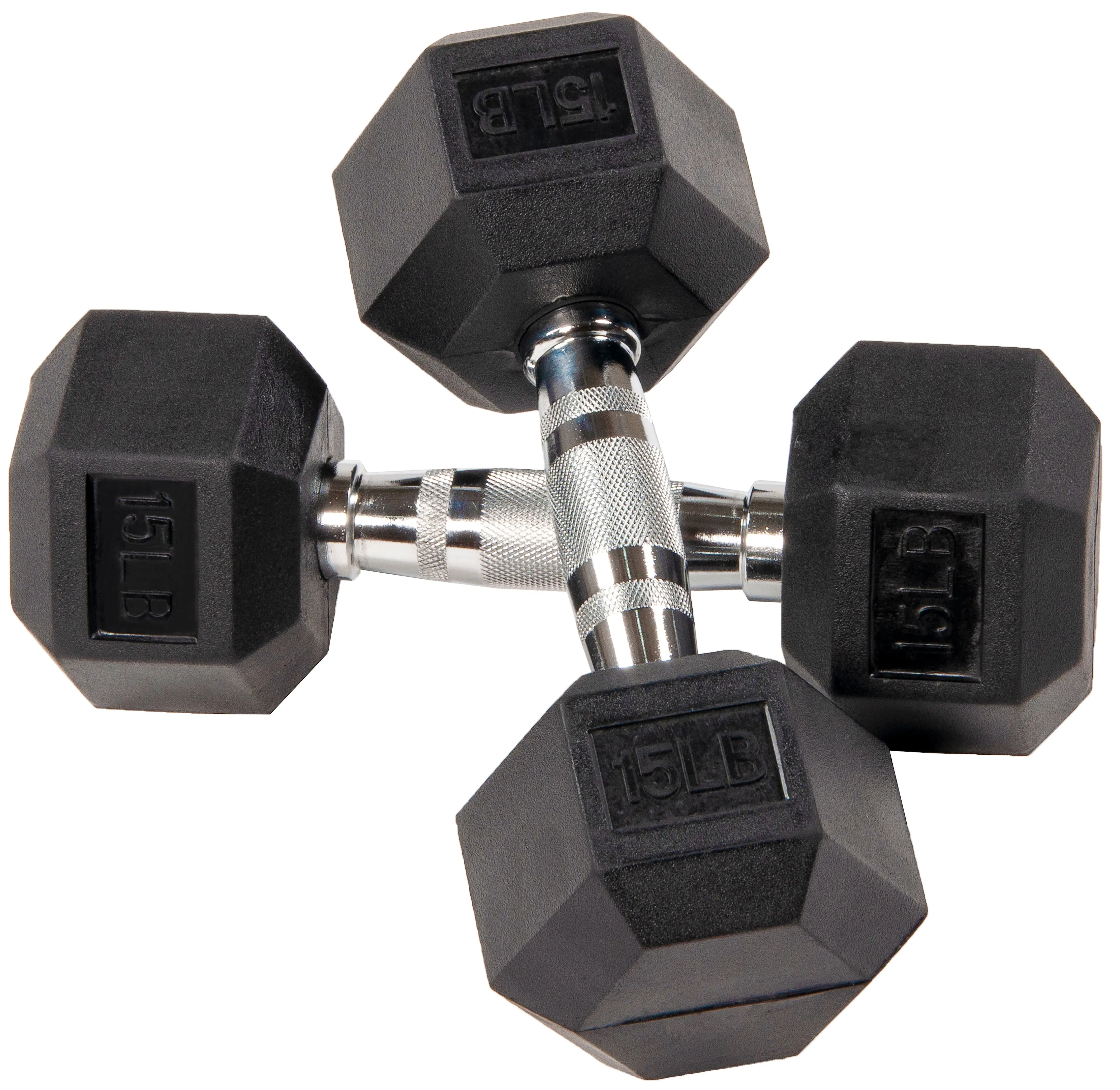 NEW Individual Rubber Hex Dumbbells HEAVY DUTY Commercial Grade