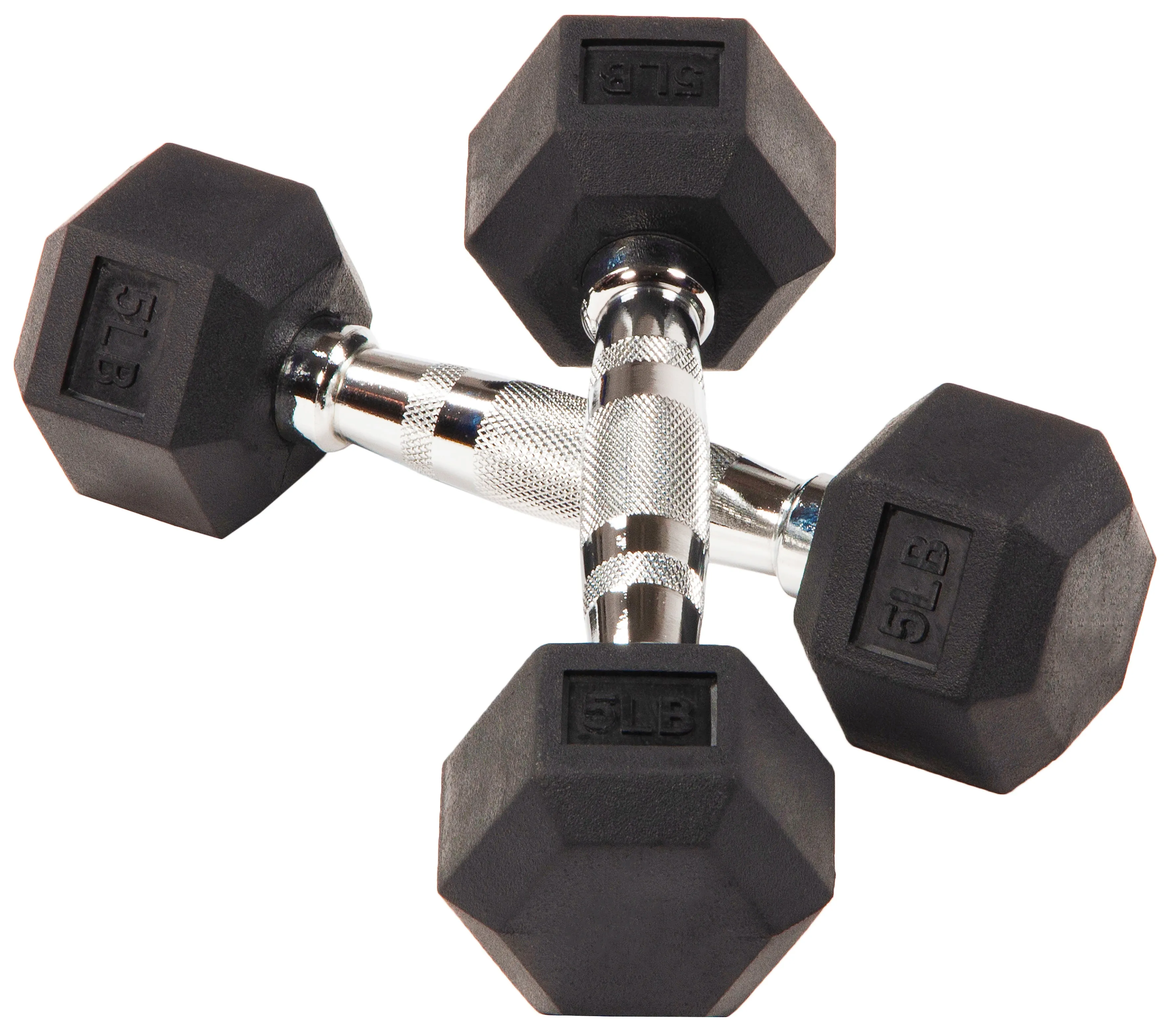 NEW Individual Rubber Hex Dumbbells HEAVY DUTY Commercial Grade