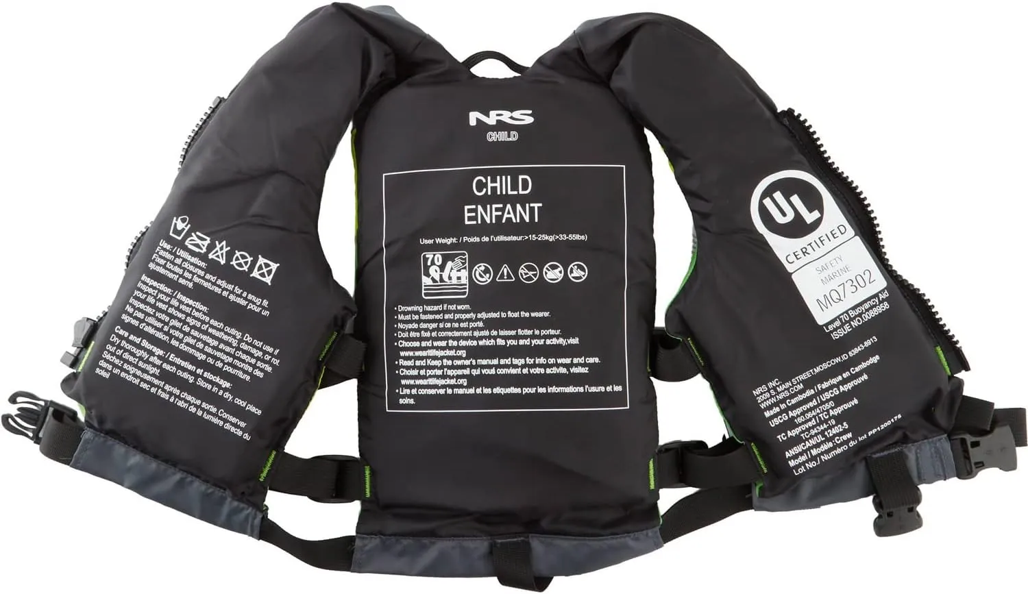 NRS Crew Child Lifejacket (PFD)
