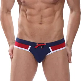 Nylon Men's Swimwear Beach Shorts Boxer Swim Trunks Swimsuit Briefs Pants
