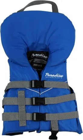 Paradise Water Sports - Universal Infant Type II PFD, USCG Approved Life Vest for Boating, Swimming and Watersports - (One Size)