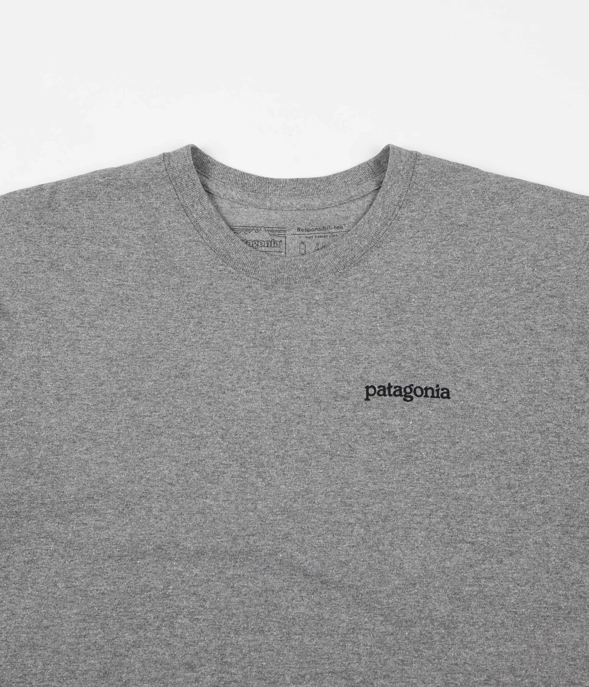 Patagonia Fitz Roy Horizons Responsibili-Tee T-Shirt - Gravel Heather