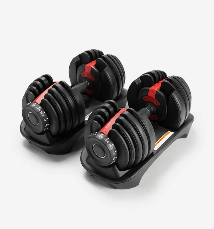 Pickup in store-IMFit 5lb-52.5lb Adjustable Dumbbell with Free Hand Grip- Weight adjusts from 5 to 52.5 lbs. 15 Adjustable Weight Settings, Space Efficient Compact Design, Easily Switch Exercises.