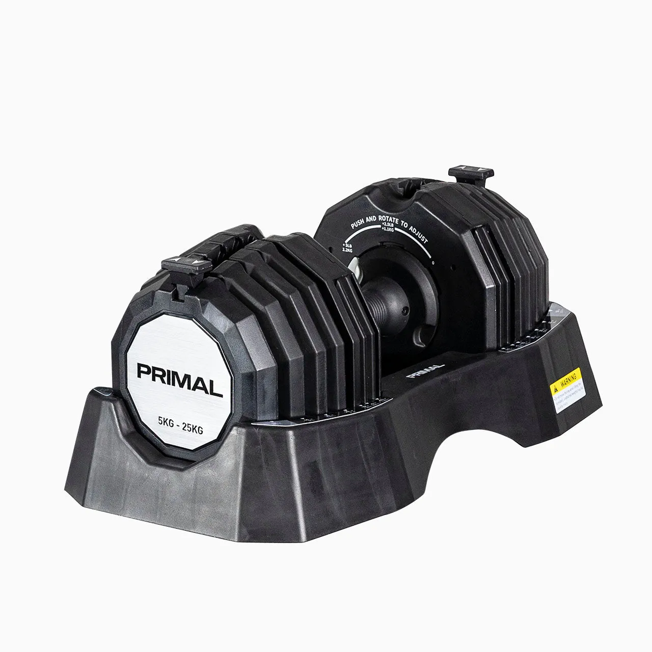 Primal Personal Series 25kg Adjustable Dumbbells (PAIR)