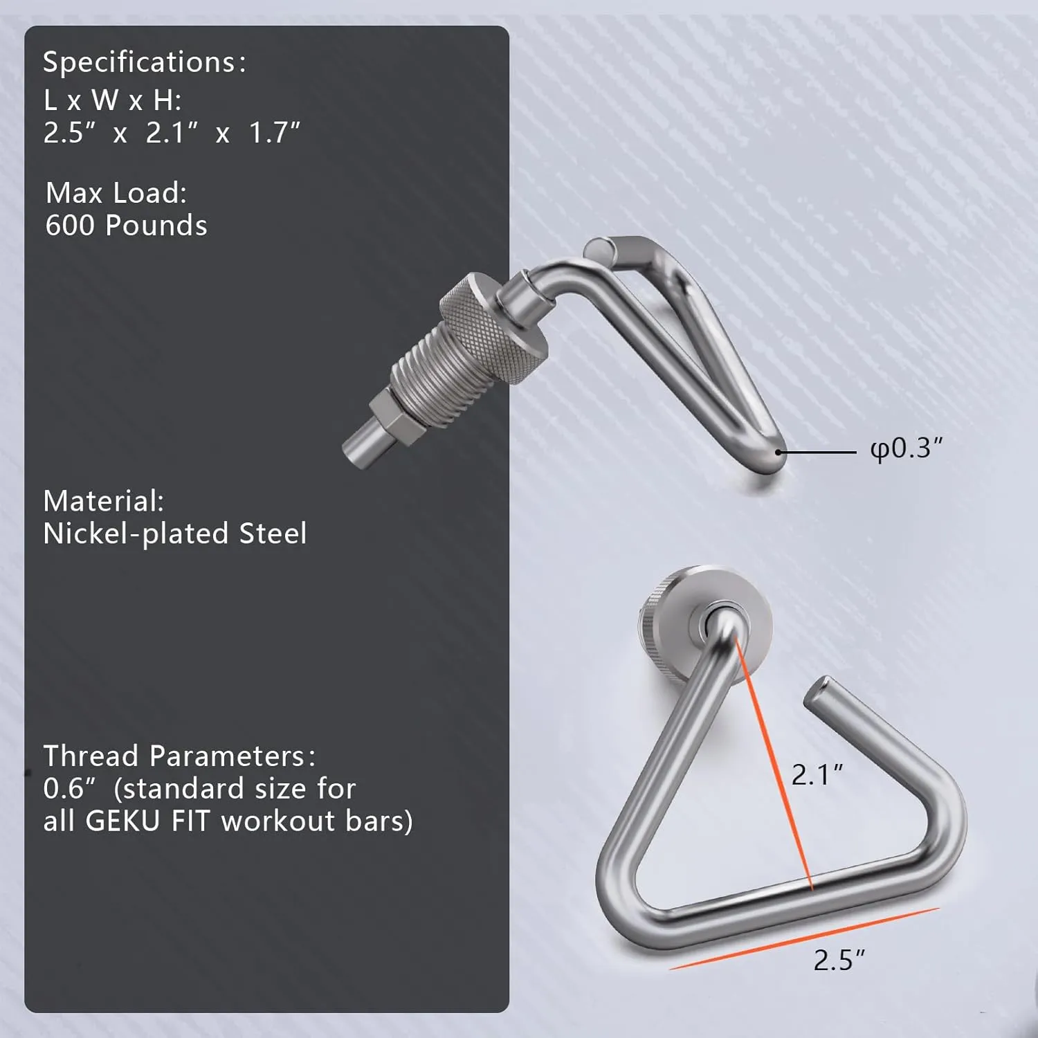 Resistance Bands Bar Accessories, Fitness Handles, Detachable Workout Bar AttachmentOnly Available for GEKU FITs Products