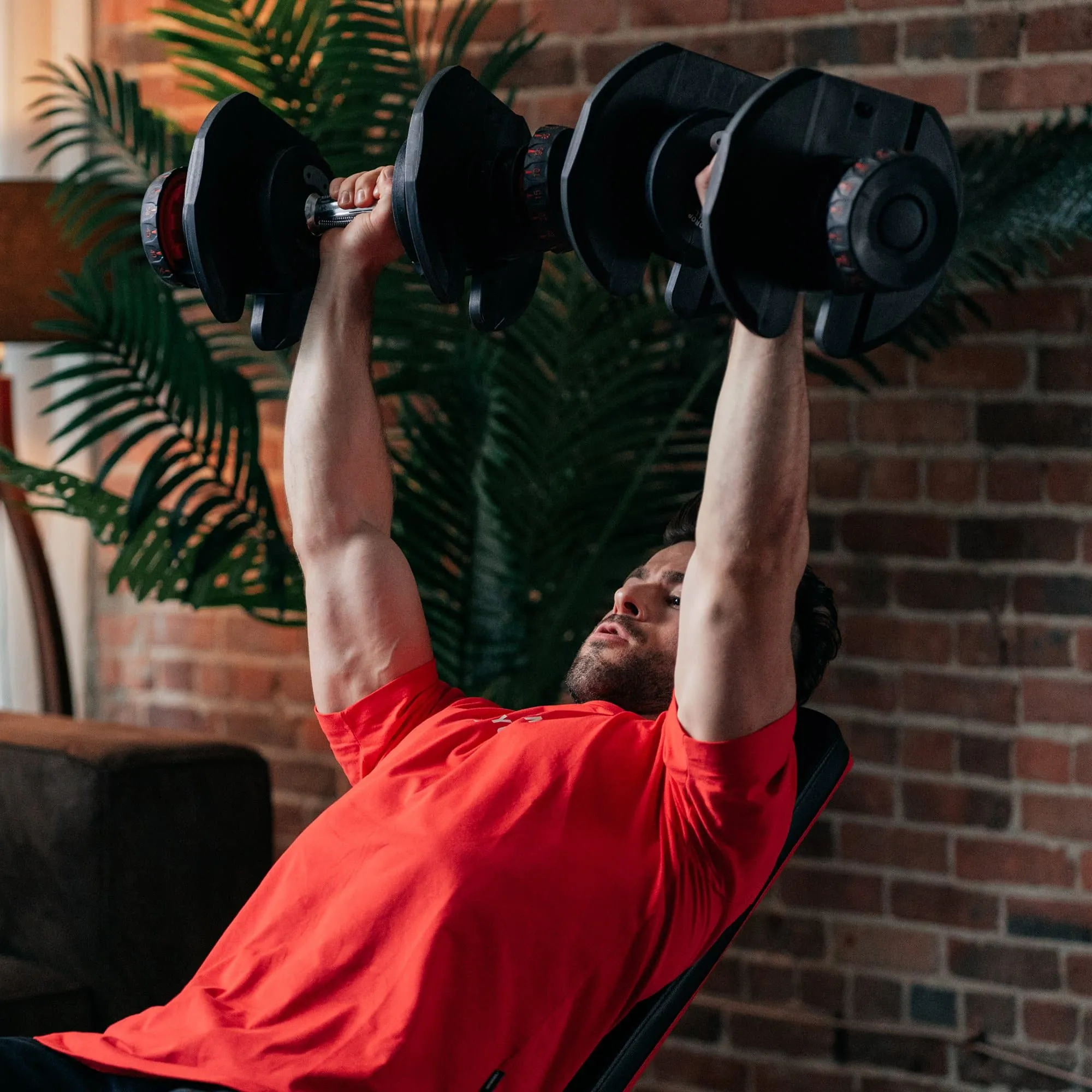 Set of 2 Adjustable Dumbbells (10 to 90 lb)