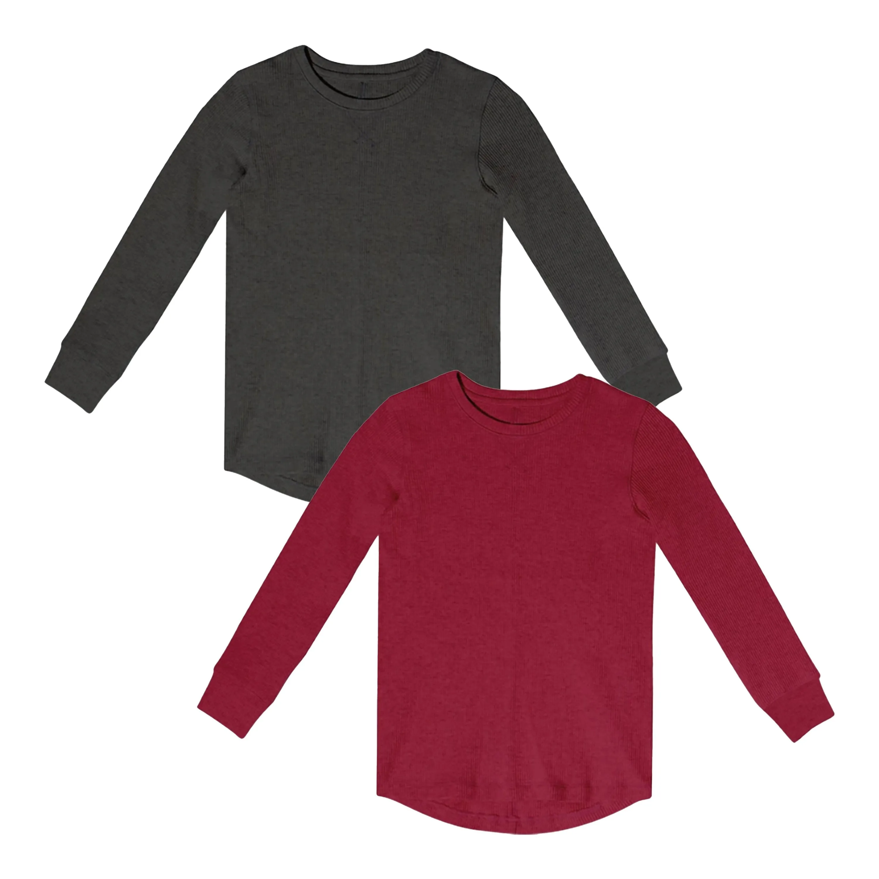 Slub Thermal Crew 2 Pack