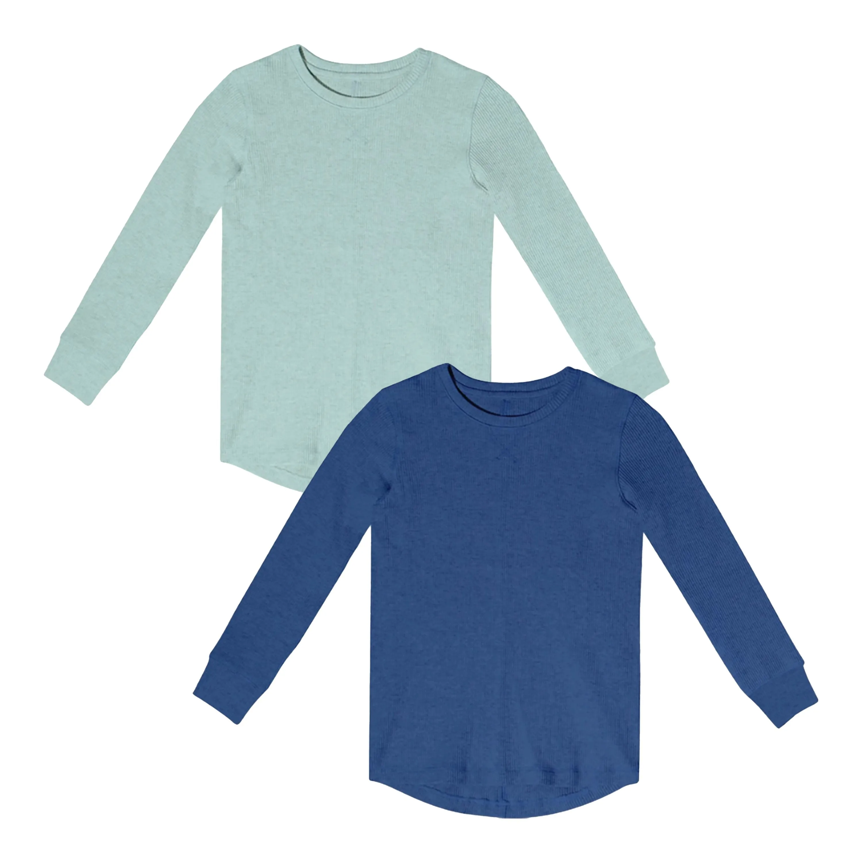 Slub Thermal Crew 2 Pack