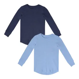 Slub Thermal Crew 2 Pack