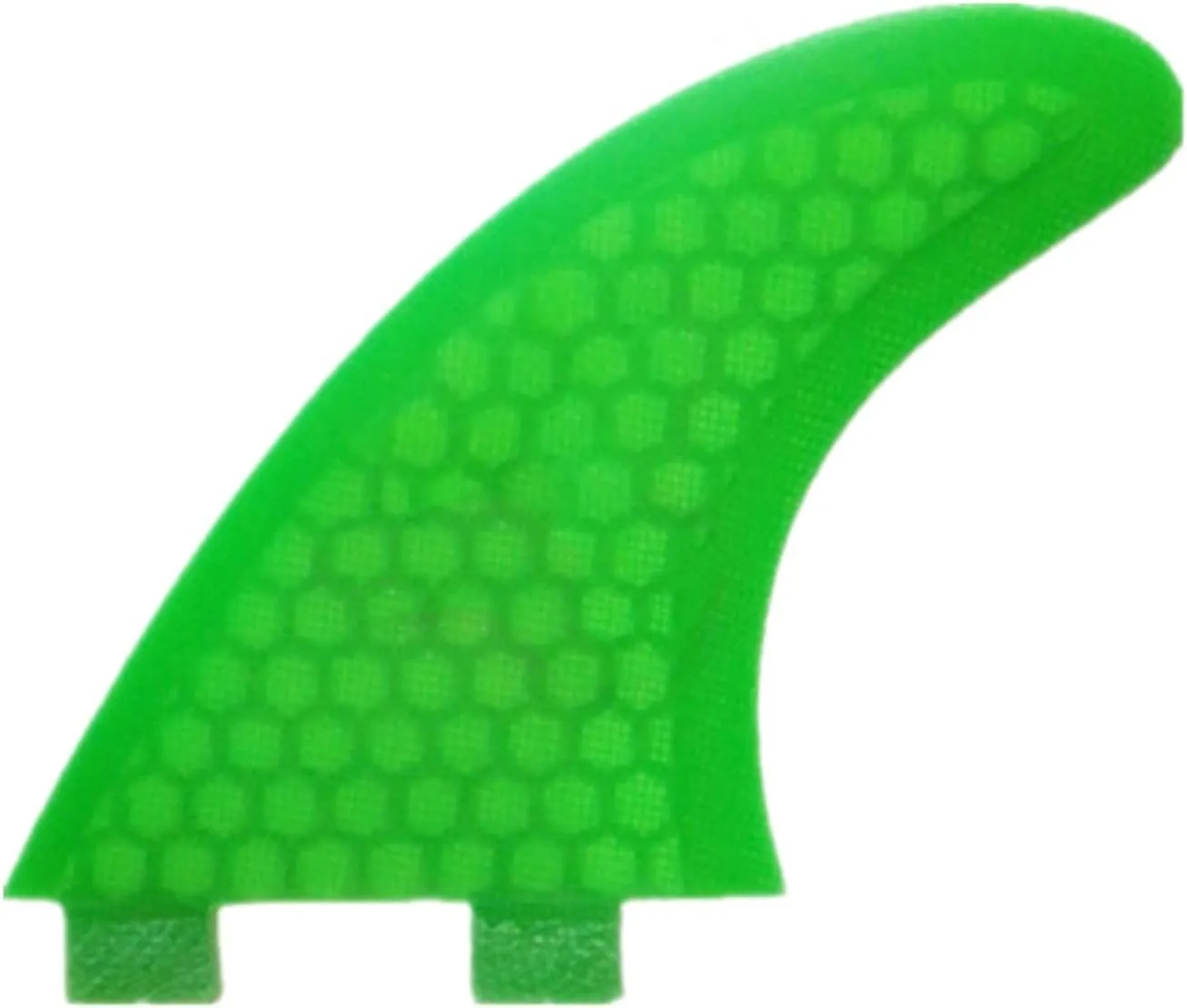 Surfing Fins 3pcs Green Surfboard Fins Paddle Board Tail Rudder Surfboard Fins Replacement SUP Accessories