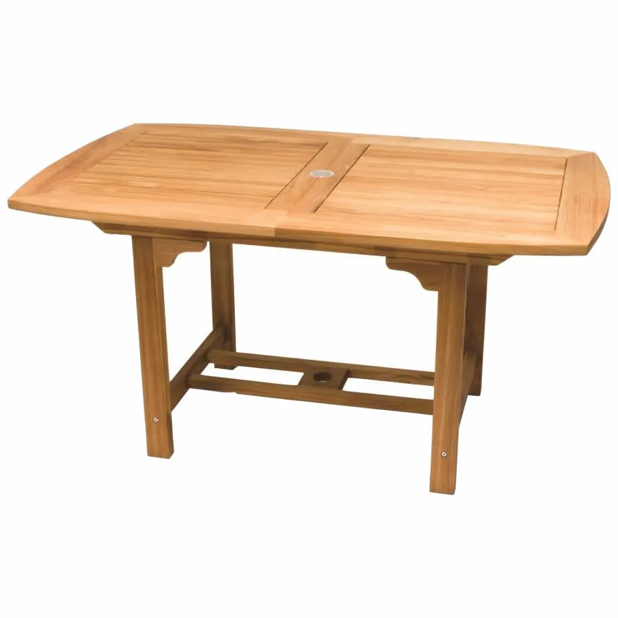 Teak Outdoor Dining Set For 6 - Family (Table) & Sailmate (Chairs)