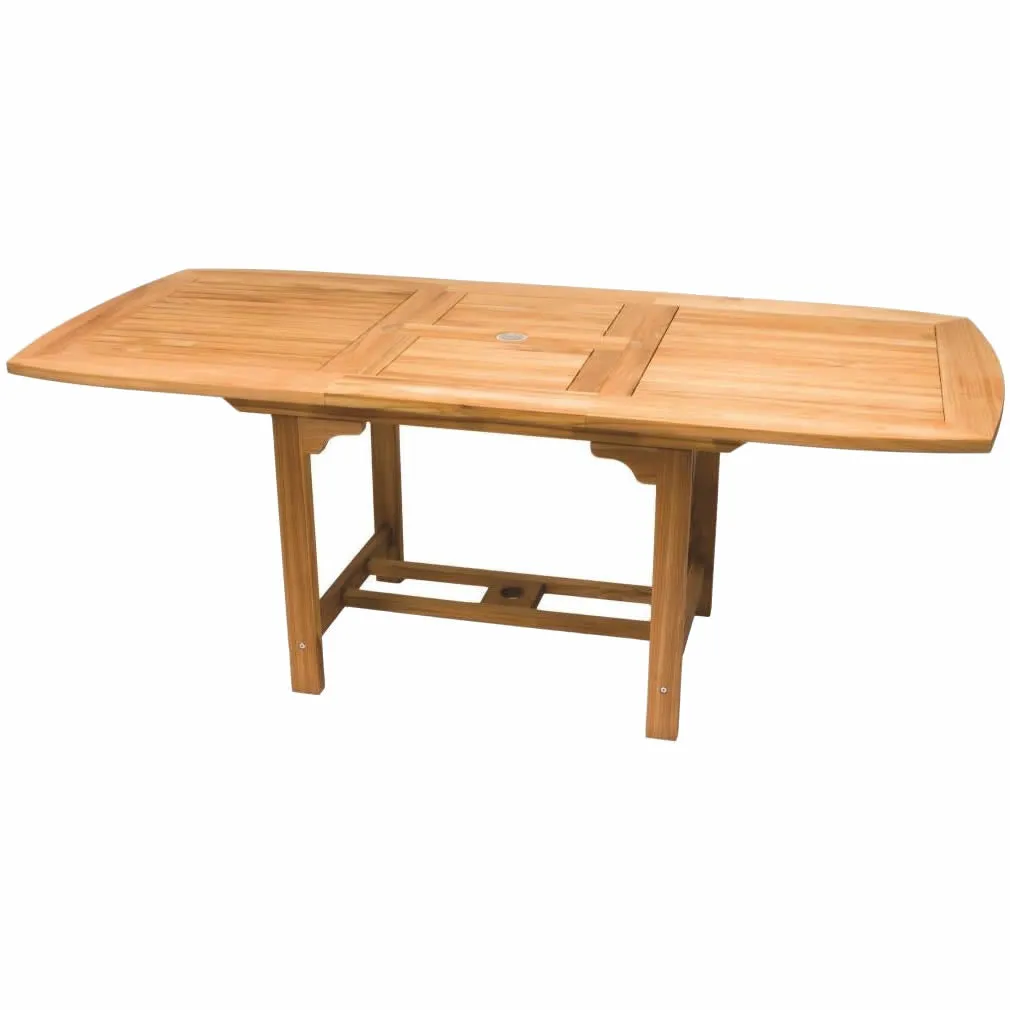Teak Outdoor Dining Set For 6 - Family (Table) & Sailmate (Chairs)