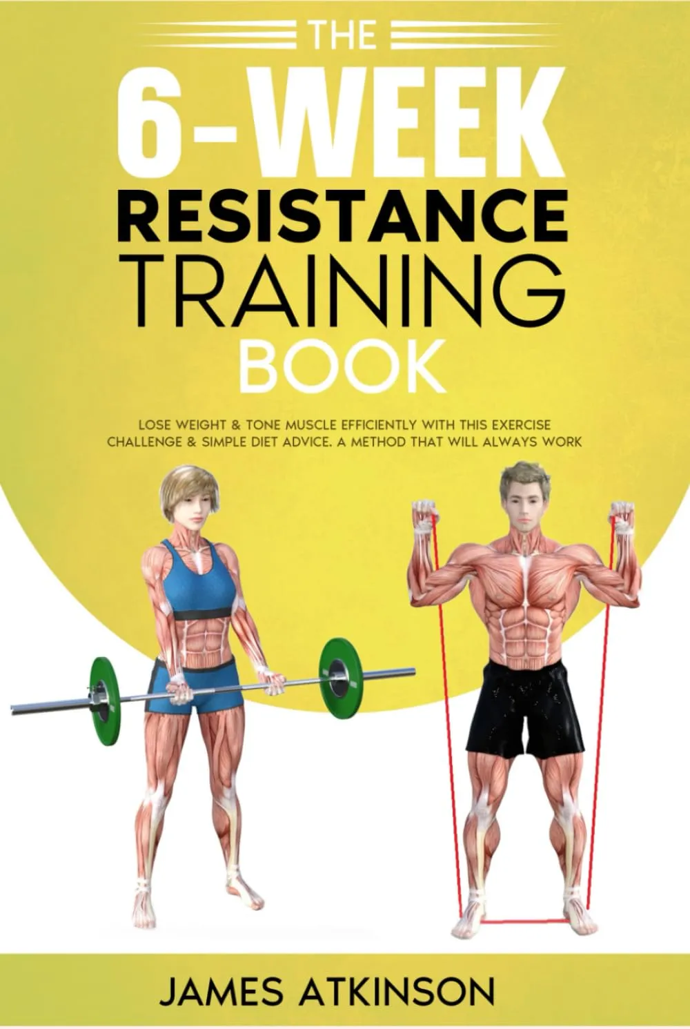 The 6-Week Resistance Training Book: Lose weight & tone muscle efficiently with this exercise challenge & simple diet advice. A method that will always work. (Weight training & resistance workouts) Hardcover  January 1, 2024