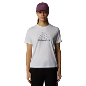 The North Face maglietta manica corta da donna Mountain Athletics Flex NF0A8944FN4 bianco