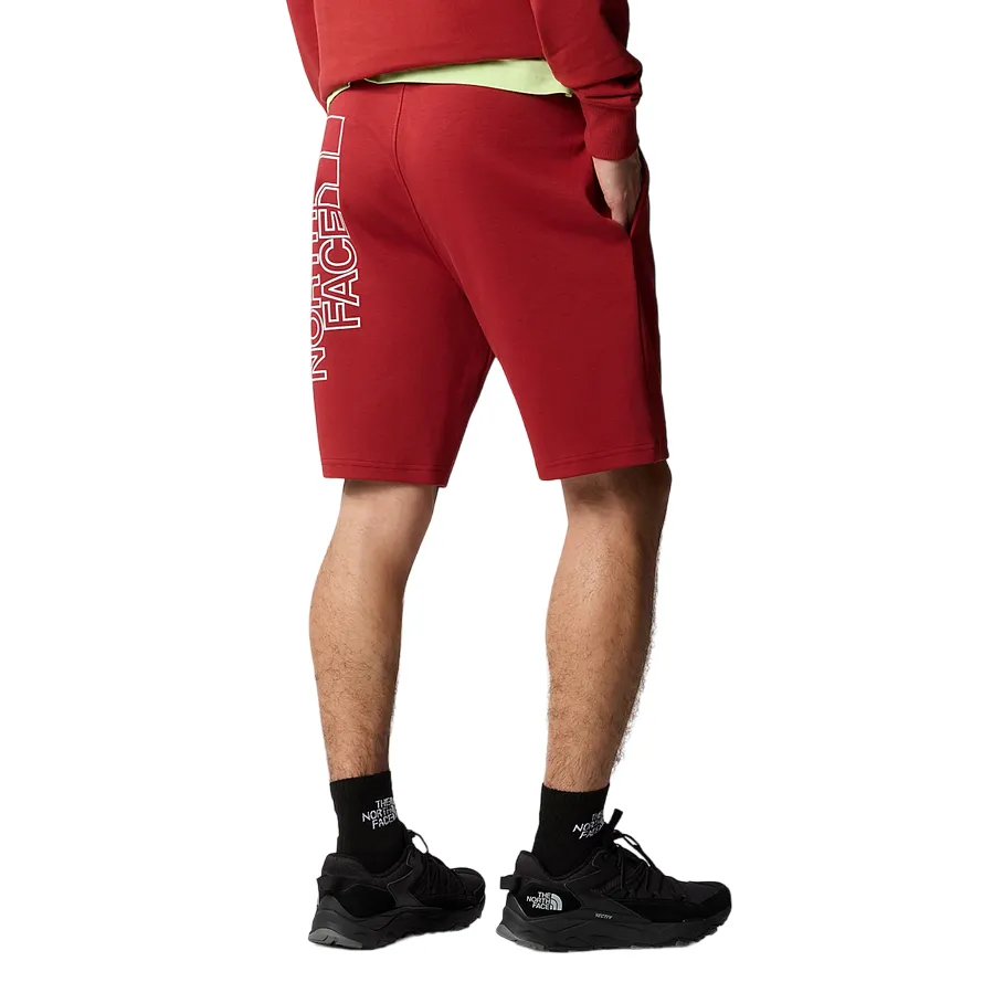 The North Face pantaloncino sportivo da uomo Graphic Light NF0A3S4FPOJ ruggine