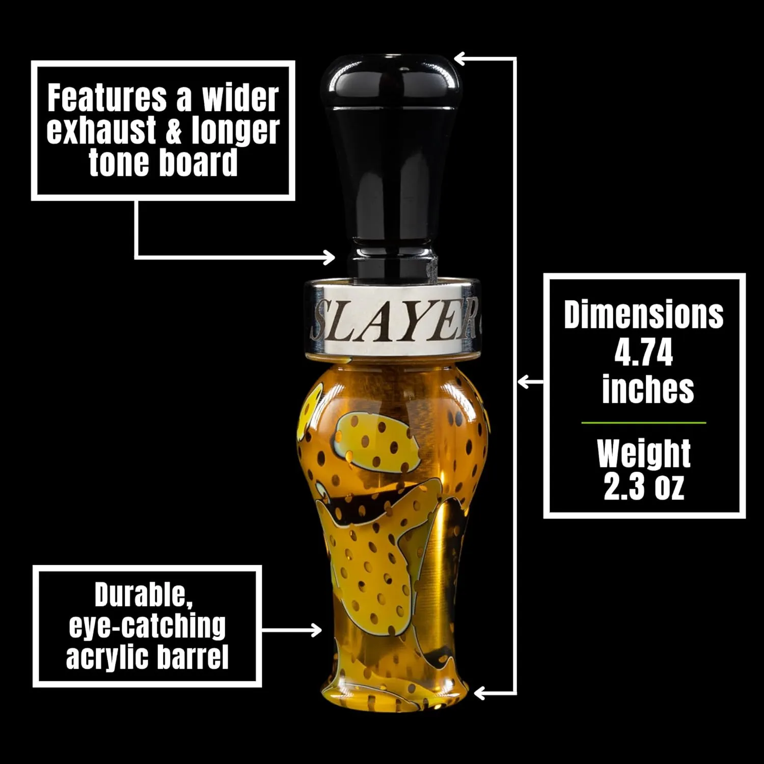 The Ranger Double Reed Duck Call | Mallard Hunting Call | Realistic Sound, Superior Tone | Loud & Controllable | Best for Complex Calling | Duck Hunting Accessories