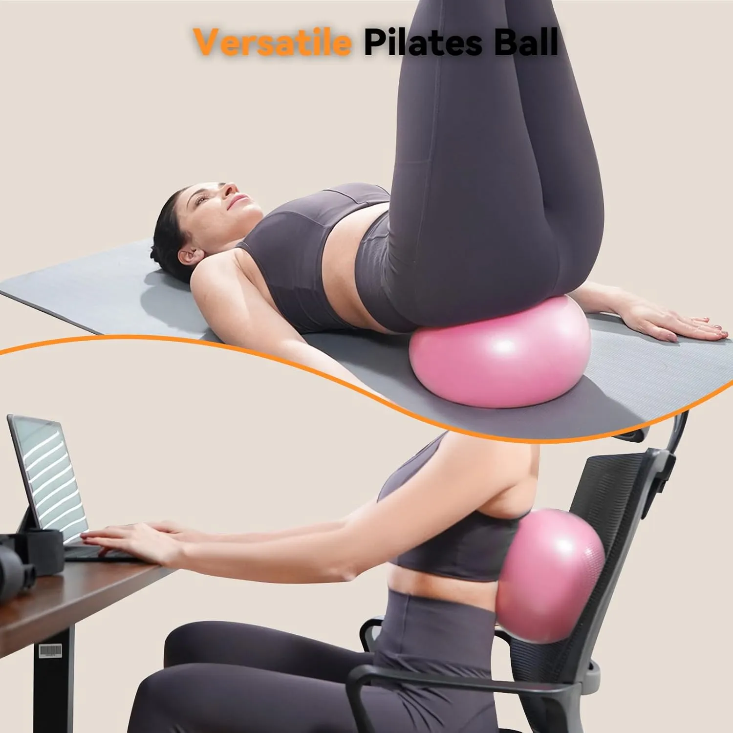 UCIN Vibration Plate Exercise Machine, Vibration Plate for Lymphatic Drainage, 330 Lbs Capacity Vibrating Plate for Weight Loss Home Fitness with Resistance Bands/Pilates Ball